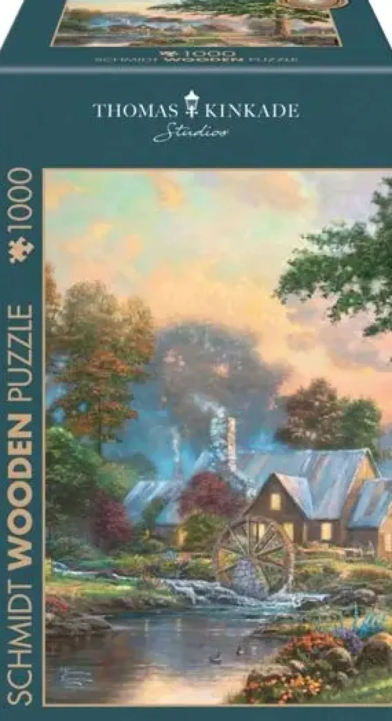 Schmidt: Wooden Träpussel - Thomas Kinkade Studios, Simpler Times II (1000)