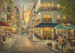 Schmidt: Wooden Träpussel - Thomas Kinkade Studios, Paris Café (1000)