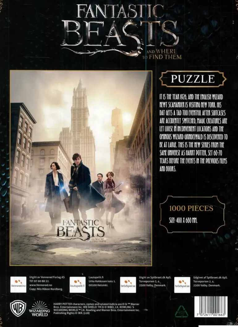 Spilbraet: Fantastic Beasts (1000)