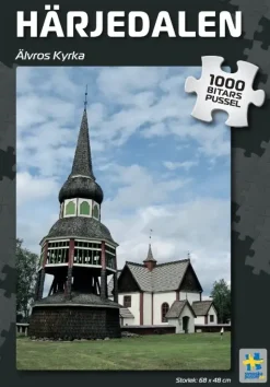 Svenskapussel: Härjedalen - Älvros Kyrka (1000)