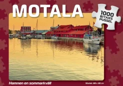 Svenskapussel: Motala - Hamnen en Sommarkväll (1000)