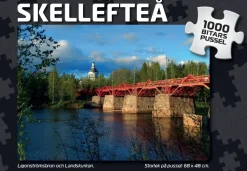 Svenskapussel: Skellefteå - Lejonströmsbron och Landskyrkan (1000)