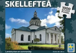 Svenskapussel: Skellefteå - Landskyrkan en Sommardag (1000)