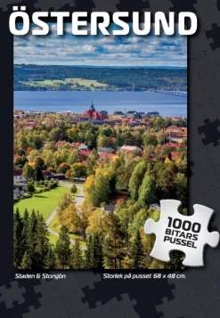 Svenskapussel: Östersund - Staden & Storsjön (1000)