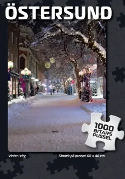 Svenskapussel: Östersund - Vinter i city (1000)