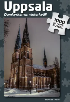 Svenskapussel: Uppsala - Domkyrkan en Vinterkväll (1000)