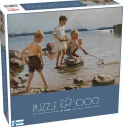 Tactic: A. Edelfelt, Boys Playing on the Shore (1000)