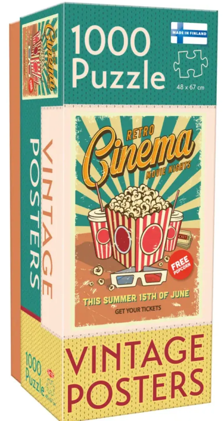 Tactic: Vintage Posters - Retro Cinema (1000)