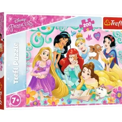 Trefl: Disney Princess - Rapunzel, Jasmin, Ariel, Cinderella, Belle and Snow White (200)