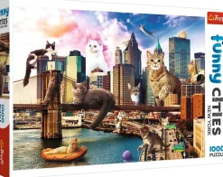 Trefl: Funny Cities - Cats in New York (1000)