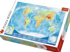 Trefl: Large Physical Map of the World (4000)