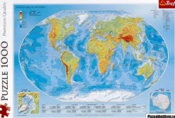 Trefl: Physical Map of the World (1000)