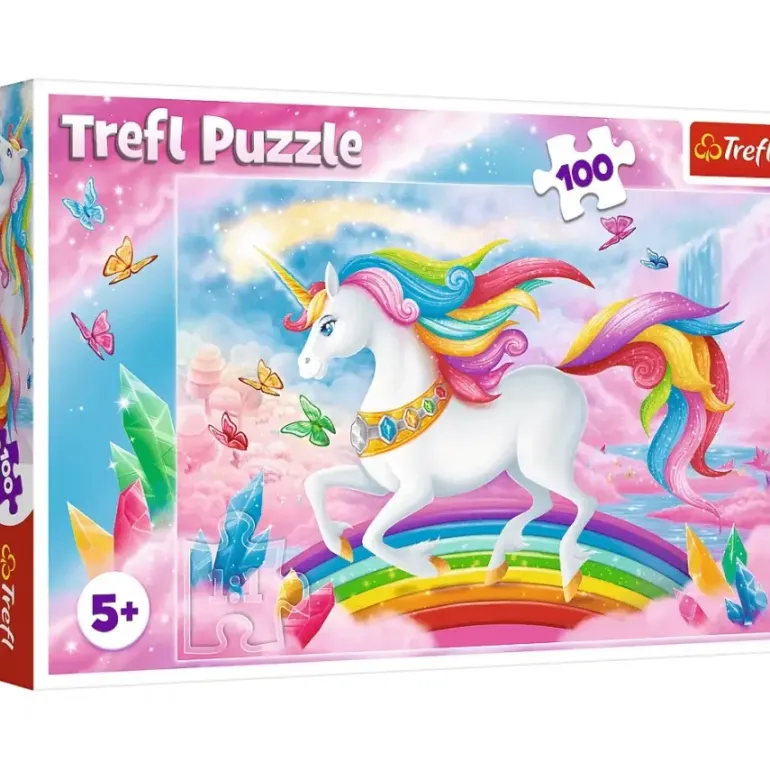 Trefl: Unicorn in a Pink Magical Landscape (100)