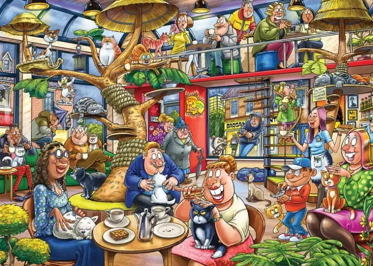 Wasgij? Mystery #28: Feline Frenzy! (1000)