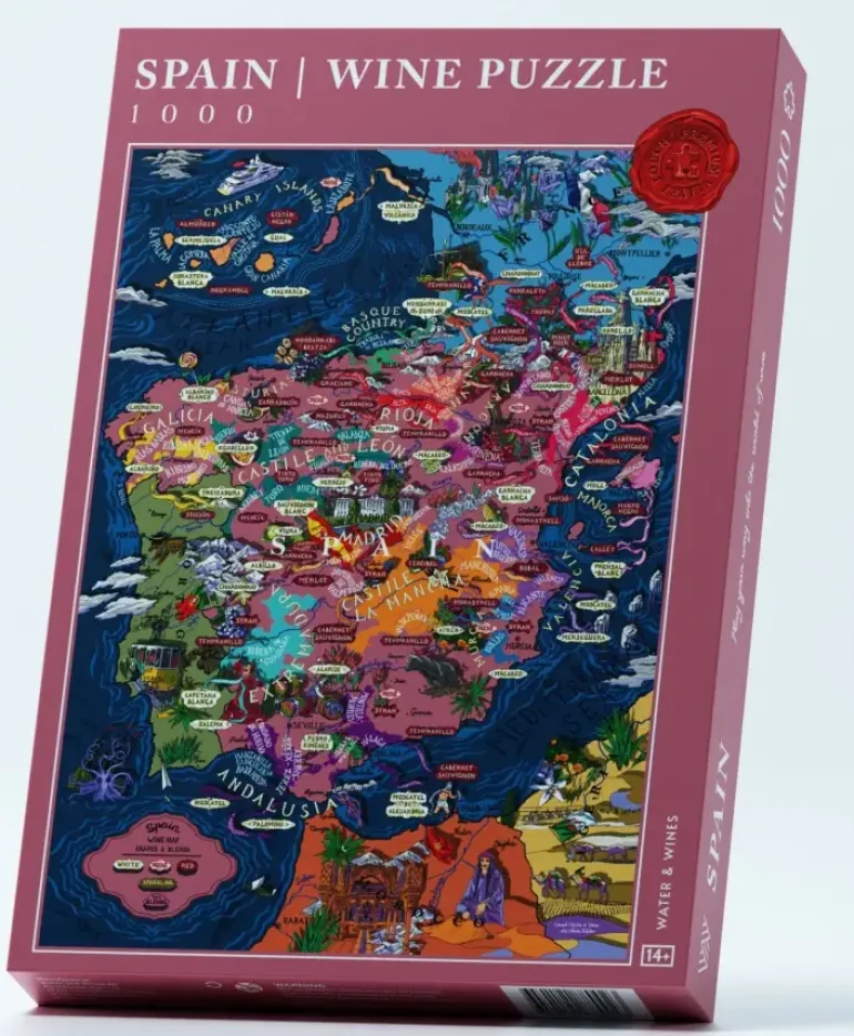 Water & Wines: Spain - Wine Puzzle (1000)